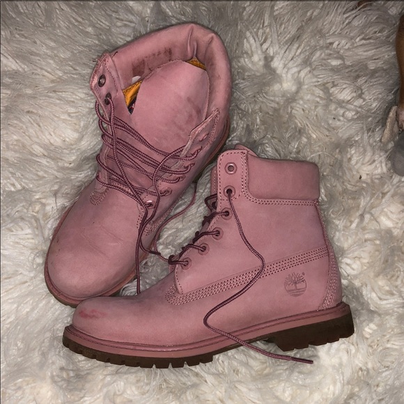 rose pink boots